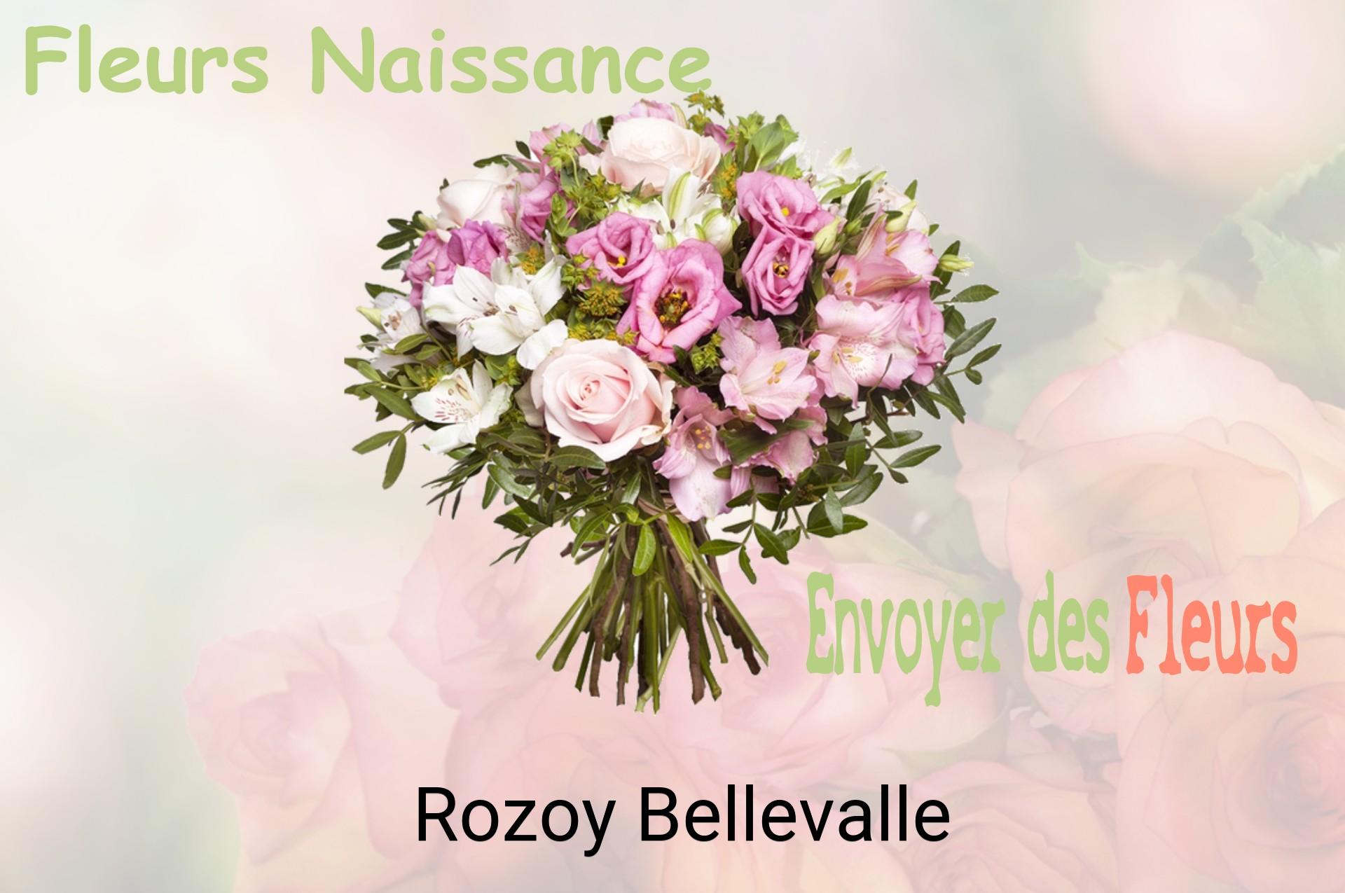 Bouquet de fleurs de naissance livré à Rozoy-Bellevalle